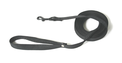 MARTIN Looplijn Nylon Plat Showlijn Stevig - Zwart - 20 mm x 3 m