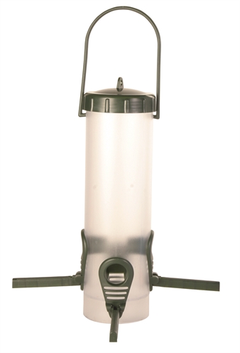 TRIXIE Outdoor voedersilo met 4 zitstokken en 4 voeropeningen, hangend - 450 ml - 23 cm