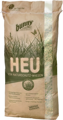 BUNNY NATURE Hooi Natuurweide Kruidenmix & CO2-neutraal gedroogd - Groen - 600 g