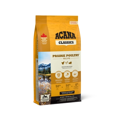 ACANA Hondenvoer droog Classics Prairie Poultry met vers kip & kalkoen, rijk aan eiwit en omega-3 - 14,5 kg