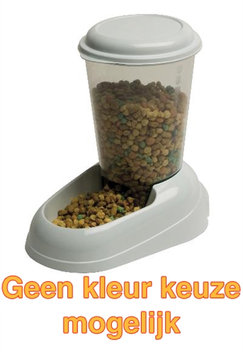 FERPLAST Voedersilo ZENITH Winterbestendig met Afdakje en Ophangbaar - Zwart - One-size