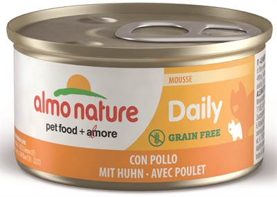 ALMO Natvoer Daily Menu Mousse met Kip Biologisch, zonder conserveermiddelen - 24x85 g