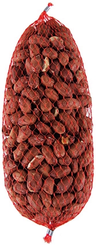MERKLOOS Pindanetje voor vogels 100% pinda - Ophangbaar netje, voedzaam in winter - 150 g