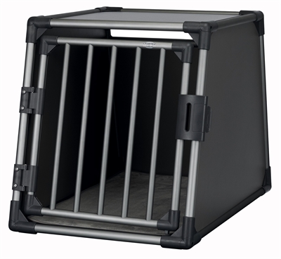 TRIXIE VERVOERSBOX ALUMINIUM GRAFIET