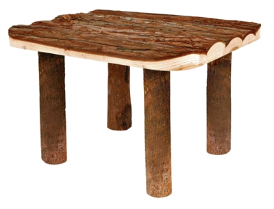 TRIXIE Natural Living Afdak/Ligplaats - Natuurlijk schorshout zonder hars of giftige lijm - Naturel - 30x25x22 cm