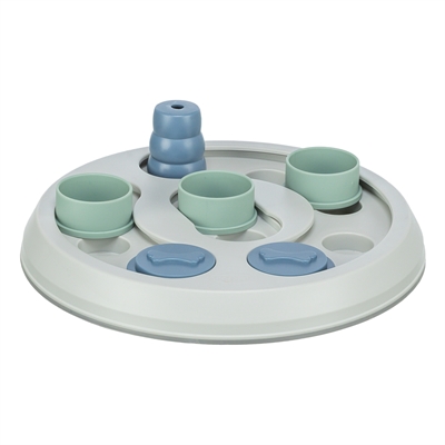 TRIXIE Intelligentiespel Flip & Fun Bordspel voor hond Schuifdeksels, Kegel (instelbare moeilijkheid), Antislip - Multikleur - 23x23 cm