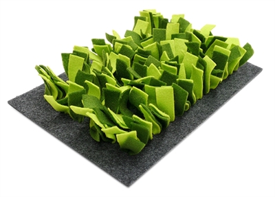 ROSEWOOD Snuffelmat Knaagdier Stimuleert zoekgedrag & verstopbaar voer - Zwart/Groen - 29,5x20 cm