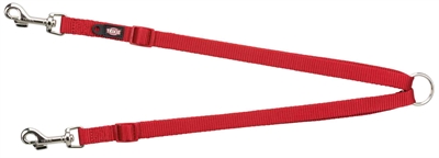 TRIXIE HONDENRIEM PREMIUM KOPPELLIJN ROOD