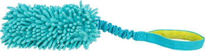 TRIXIE Bungee Dummy Polyester Met Schokdemper, Handvat, Zonder Pieper - Petrol - 47 cm