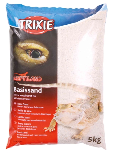 TRIXIE Reptiland Basiszand Terrariumzand Fijnkorrelig, warmtegeleidend, zonder kleurstoffen - Wit - 5 kg