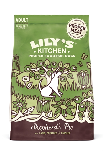 LILY'S KITCHEN Hondenvoer Dog Adult Lamb Shepherd's Pie Graanvrij, 32% vers lam & lamslever, Laag vet + L-carnitine - 7 kg