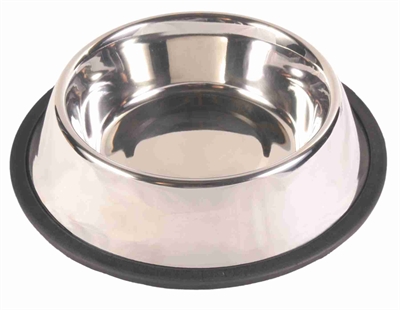TRIXIE VOERBAK RVS / RUBBERRING