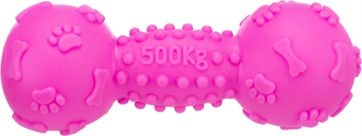 TRIXIE VINYL HALTER MET GELUID ROZE