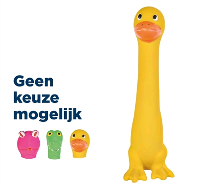 TRIXIE LATEX / POLYESTERVLIES LONGIE MET GELUID ASSORTI