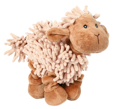 TRIXIE PLUCHE SCHAAP MET GELUID EN ELASTISCHE BENEN