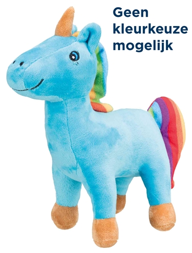 TRIXIE PLUCHE EENHOORN MET GELUID  ASSORTI