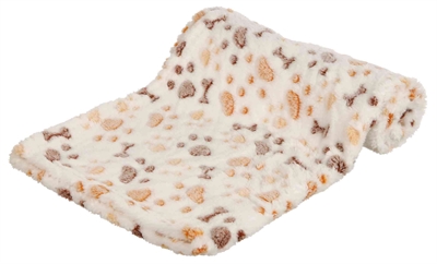 TRIXIE DEKEN LINGO SOFTFLEECE WIT / BEIGE