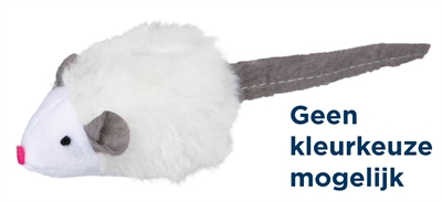 TRIXIE MUIS MET MICROCHIP PLUCHE MET KATTENMUNT ASSORTI