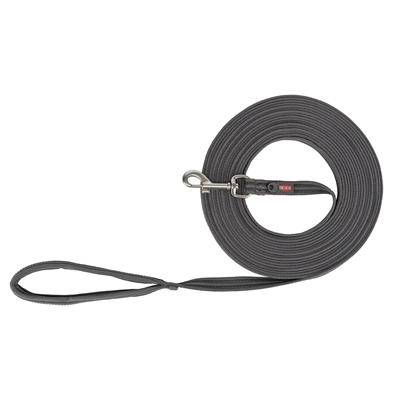 Trixie Laisse pour chien longe Fusion gris graphite