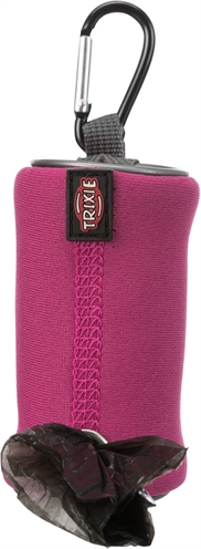 TRIXIE Poepzakhouder Dispenser Neopreen met haak - Assorti - 20 zakjes
