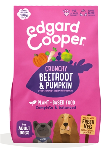 Edgard & Cooper Plantaardig Rode Biet / Pompoen Adult hondenvoer droog 7 kg