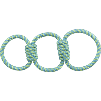 TRIXIE AQUATOY TOUW TREKSPEELTJE RINGEN POLYESTER GEEL / GROEN