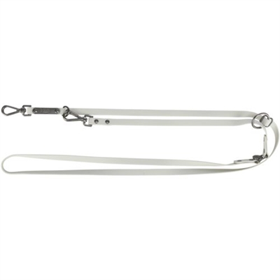 TRIXIE CITYSTYLE HONDENRIEM VERSTELBAAR PVC LICHTGRIJS