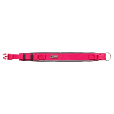TRIXIE PREMIUM HALSBAND HOND EXTRA BREED FUCHSIA / GRAFIET GRIJS