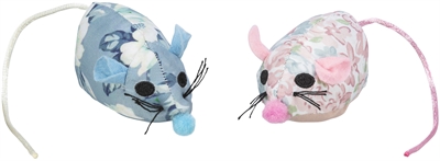 Trixie Jouet pour chat souris tissu avec cataire
