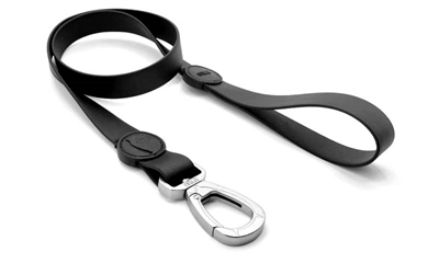 MORSO HONDENRIEM WATERPROOF GERECYCLED BLACK ZWART
