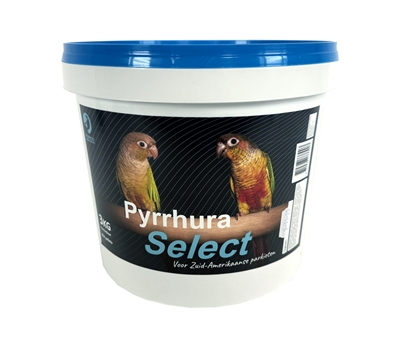 HARECO Vogelvoer Pyrrhura Select met Pellets - Zaden, fruitblokjes en nutriberries - 3 kg