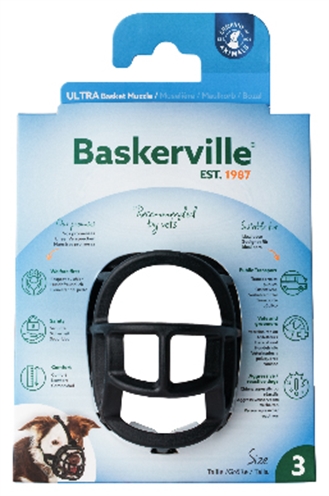 Baskerville Ultra Muzzle muselière néoprène N° 3