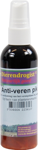DIERENDROGIST Spray VERENPIK Voorkomt verenpikken, natuurlijke oliën, herstelt verenconditie - 100 ml