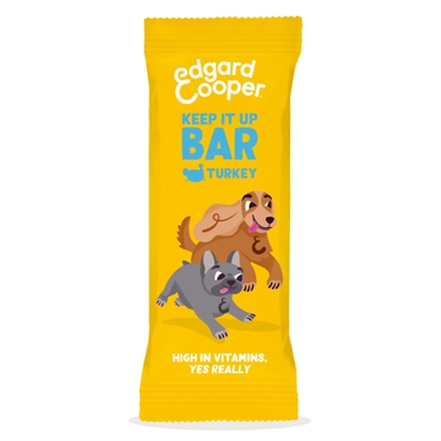 EDGARD & COOPER Hondensnack Adult Bar Kalkoen Verse kalkoen 40% - Graanvrij - Vol vitamines - 30 g