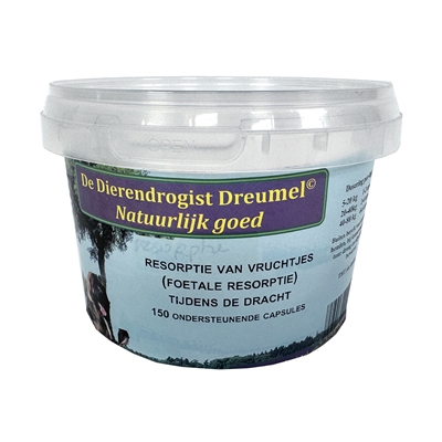 DIERENDROGIST RESORPTIE VAN VRUCHTJES FOETALE RESORPTIE