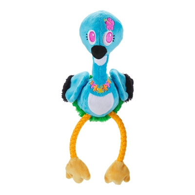 BARK Ani The Nene Goose pluche hondenspeelgoed pluche met flostouw 35x16x12 cm