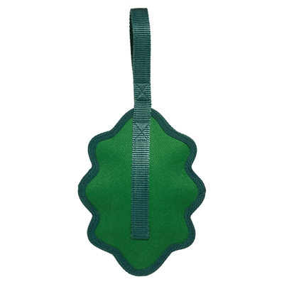 BARK Kauspielzeug A Green Chew Leaf verstärktes Nylonband, verstecktes Spielzeug, Ahornduft - Grün - 25x14,5x5 cm / bis 10 kg
