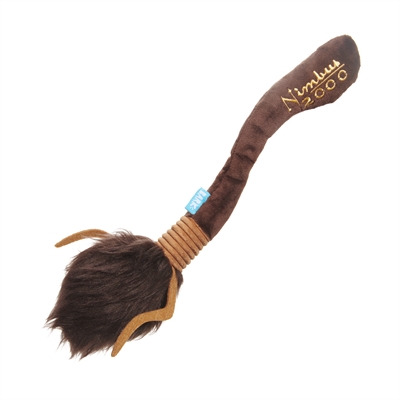 BARK Hundespielzeug Plüsch Nimbus 2000 Harry Potter - Pieper & knisternd, lange Haare, apportierfreundlich - Multicolor - 40x10x5 cm
