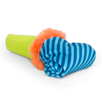 BARK Roll Over Party Blower pluche hondenspeelgoed piepend 38x8x5 cm