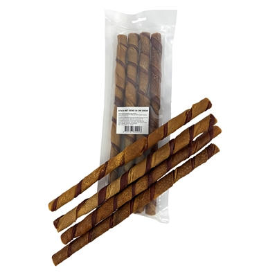 I AM Kauwstick Porkhide/Duck Stick Langdurig kauwplezier en stimuleert kauwgedrag - Naturel - 34 cm / 350 g