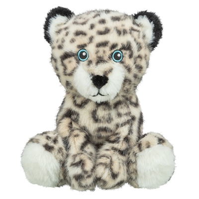 TRIXIE Plüsch-Hundespielzeug Leo - weiches Polyester, kuschelig, verspieltes Leoparden-Design - Leopardenprint - 27 cm