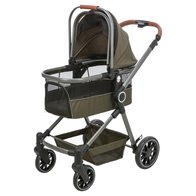 Trixie Hunde-Buggy Olivgrün 56x100x101 cm
