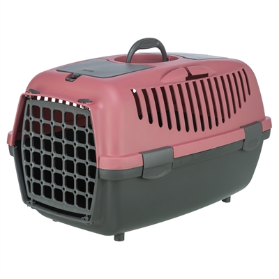 TRIXIE VERVOERSBOX CAPRI 2 DONKERGRIJS / OUDROZE