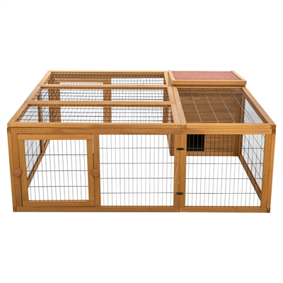 TRIXIE REN MET AFDEKKING HOUT DONKERBRUIN