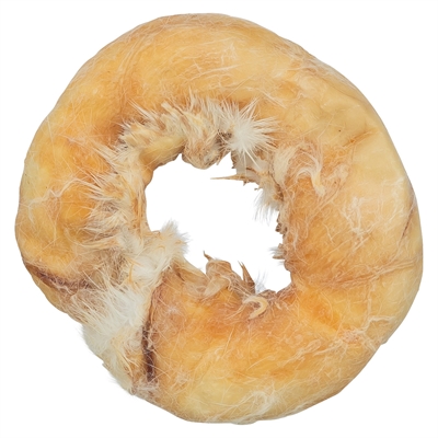 TRIXIE Kauwsnack voor honden Denta Fun Rabbit Ring 78% konijnenhuid, 15% kippenborst, 68% eiwit - 50x50 g