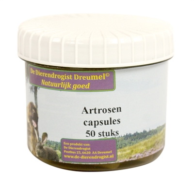 DIERENDROGIST Capsules Artrosen Duivelsklauw 330mg ondersteunt gewrichten en soepelheid - 50 capsules