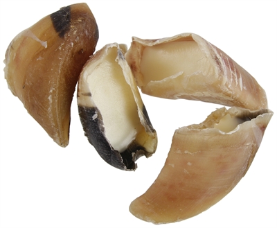 PETSNACK Kalfshoef met schapenvet Groot - Tandverzorgend, stevig en lang kauwplezier - Naturel - 50 st