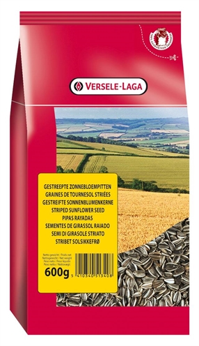 VERSELE-LAGA Zonnebloempitten PRESTIGE 100% puur geschikt voor tuin en voeder silo's - Gestreept - 600 g