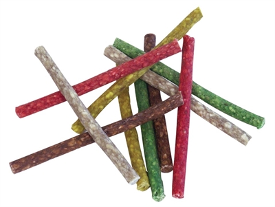 PETSNACK Hondensnack Munchy Mix 5 Inch buffelhuid kauwsticks 70% proteïne - Naturel - 100x12,5x1 cm