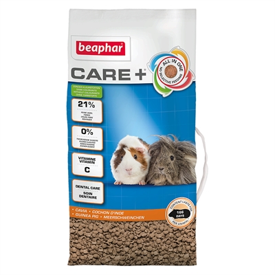 BEAPHAR Caviavoer CARE+ CAVIA Complete superpremium All-in-One, geëxtrudeerd voor betere vertering en tandslijtage - Naturel - 1 kg